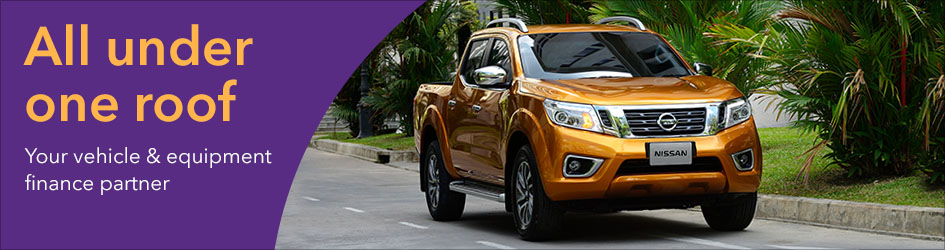 All under one roof - Your vehicle & equipment finance partner